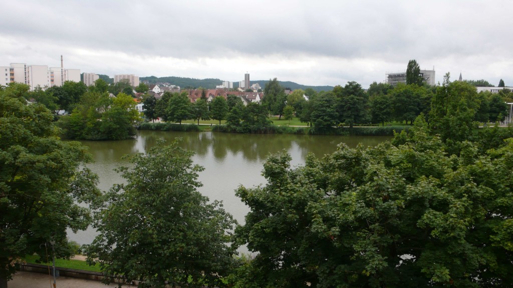 02 BBG Eisgässle Richtfest 28.07.2010 Blick von der DG-Wohnung Richtung Westen über den Oberen See
